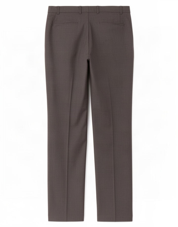 Marks & Spencer Pantalon de Costume Droit Homme W40 L33 Gris Laine