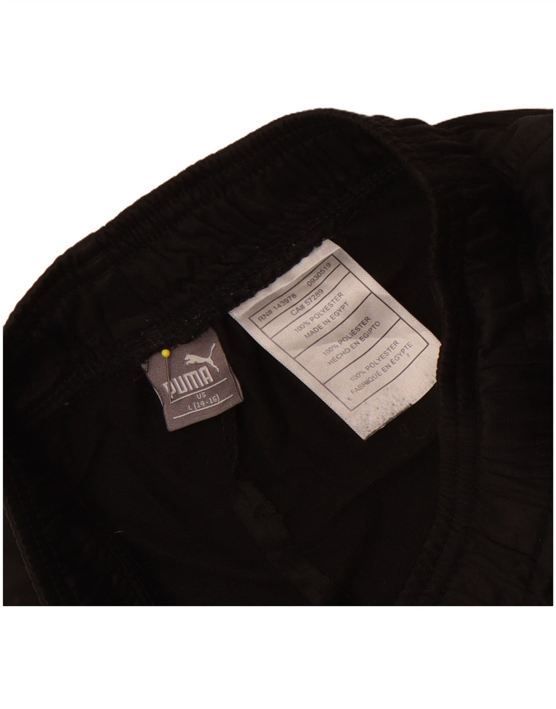 Puma Pantalon de survêtement pour garçon 14-15 ans Large Noir Colourblock