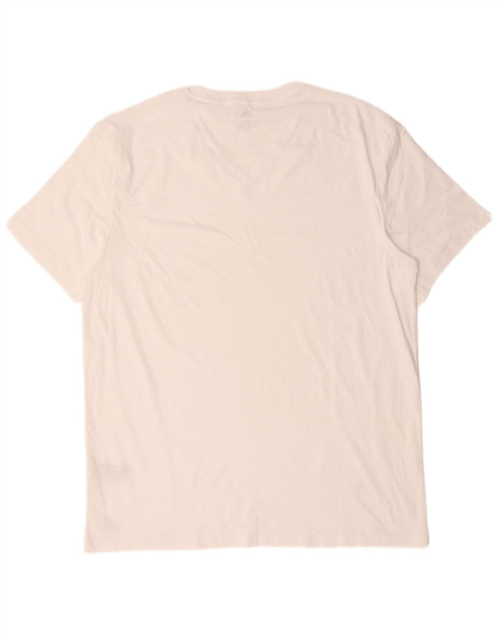 Adidas T-Shirt Homme Top 2XL Coton Blanc