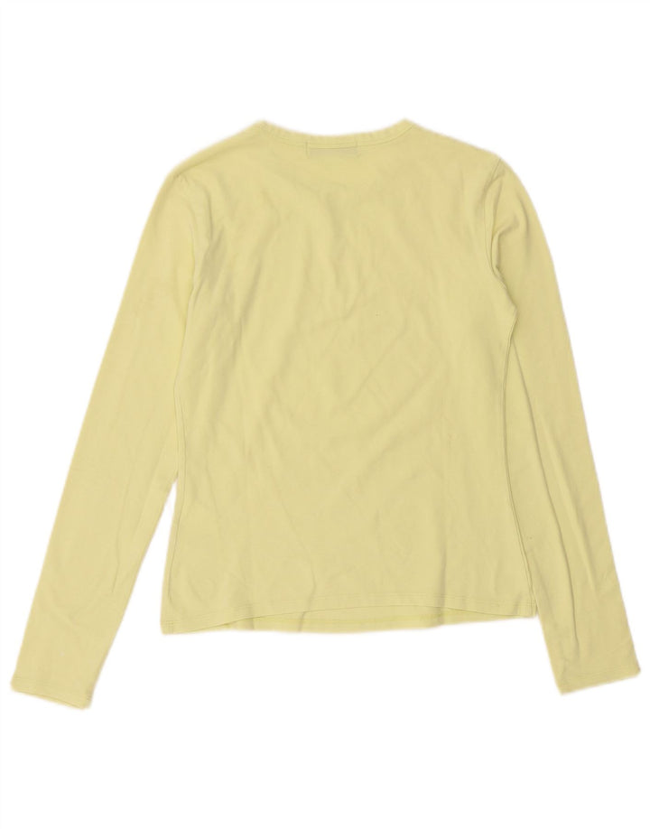 Sergio Tacchini Femme Top Manches Longues IT 44 Coton Vert Moyen