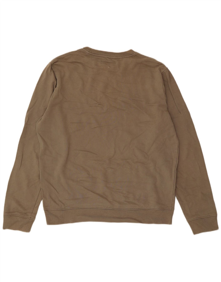 All Saints Pull-over pour hommes en coton color block beige grand