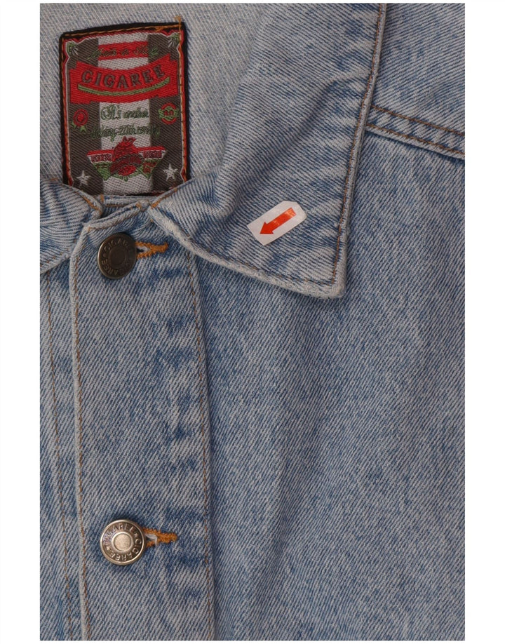 VINTAGE Veste en jean homme UK 38 Bleu moyen
