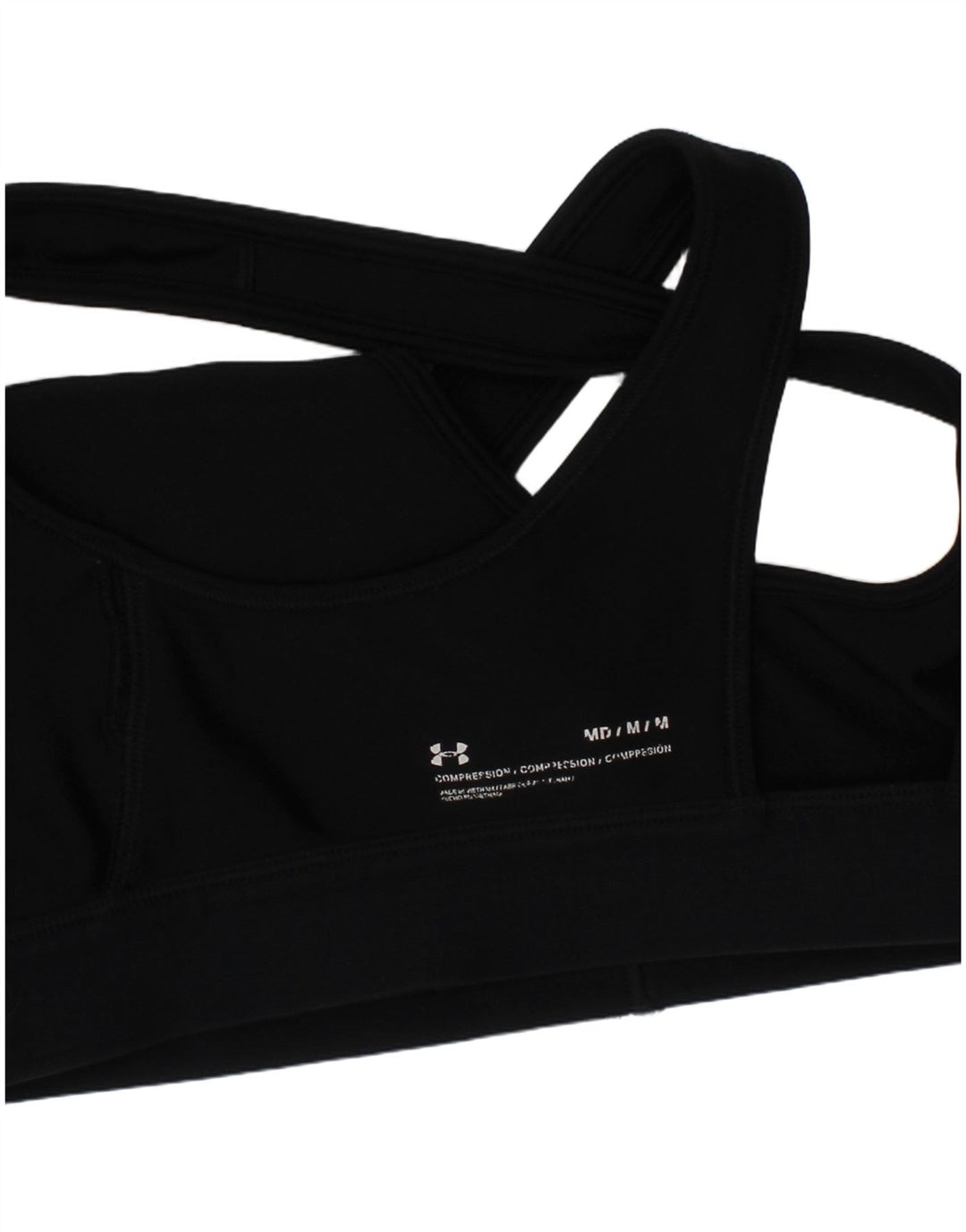 Under Armour Haut de Soutien-Gorge Compression Graphic Sport Femme Noir Moyen Sports