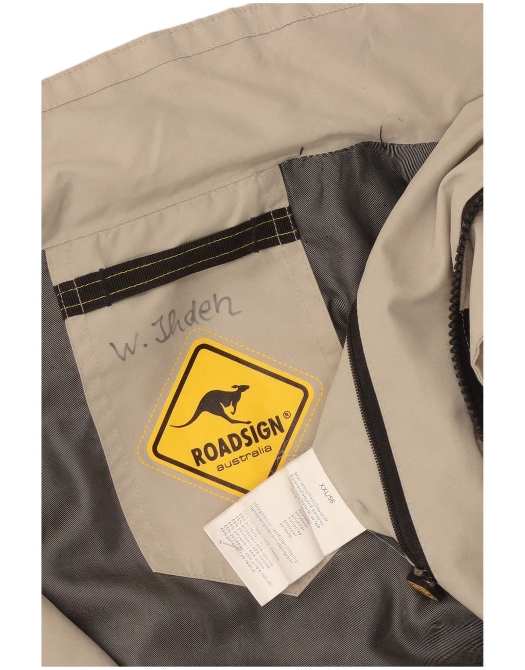 Roadsign Australia Veste utilitaire pour hommes UK 44 2XL Beige Polyester
