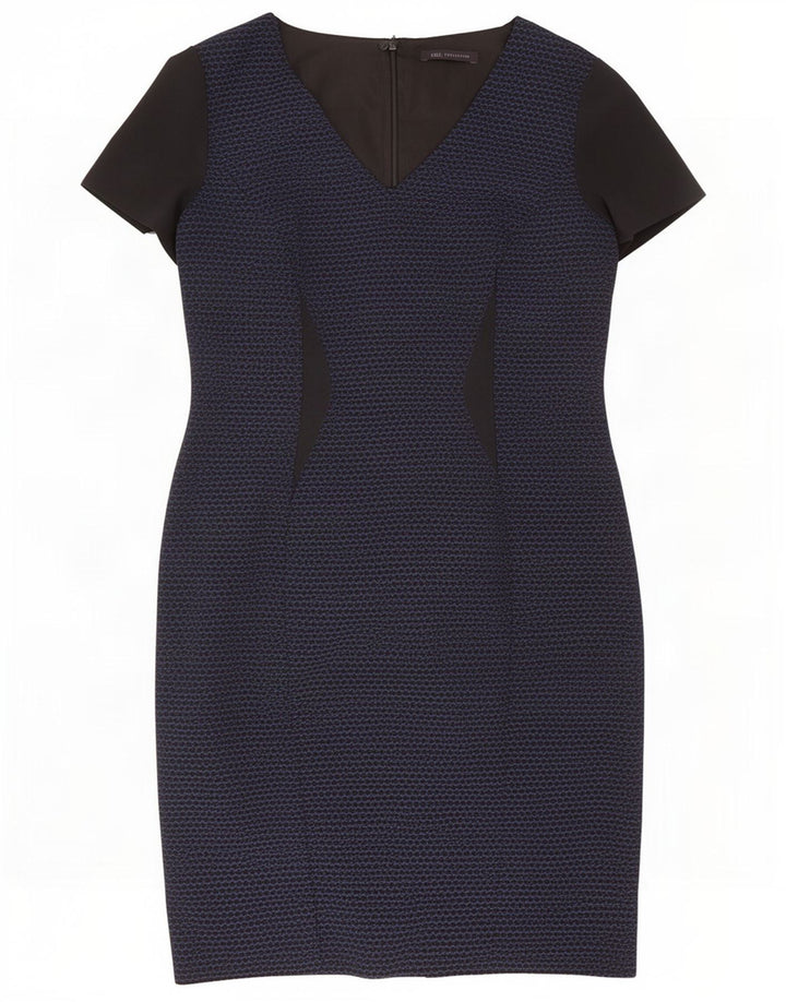 Marks & Spencer Robe fourreau pour femme UK 44 Bleu marine moyen Colourblock