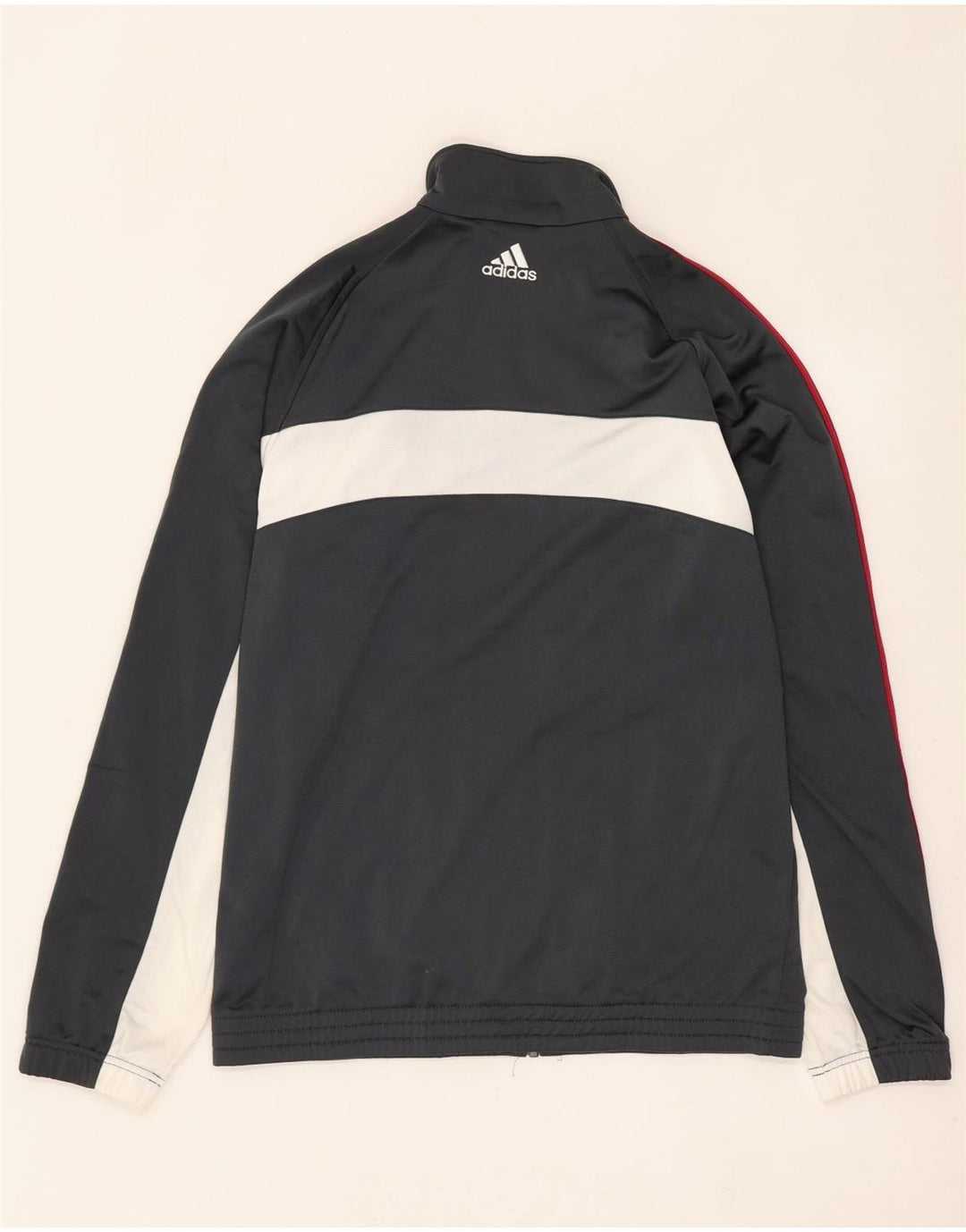 ADIDAS Veste de survêtement pour homme UK 38/40 Gris moyen Colourblock