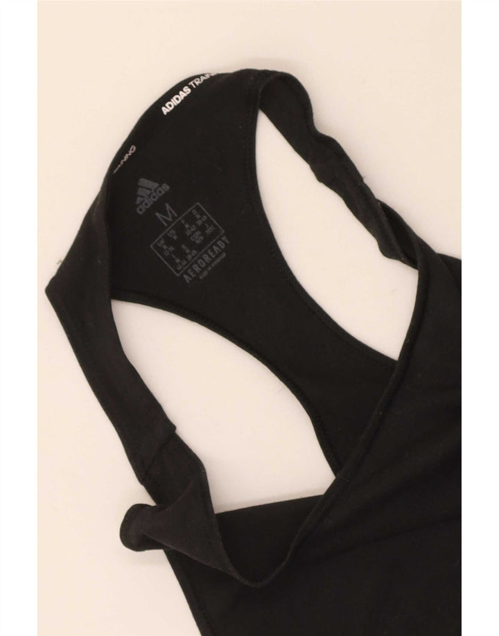 Adidas Femmes Aeroready Débardeur UK 12/14 Moyen Noir