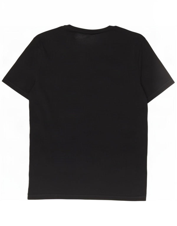 Cos T-Shirt régulier pour hommes, grand, en coton noir
