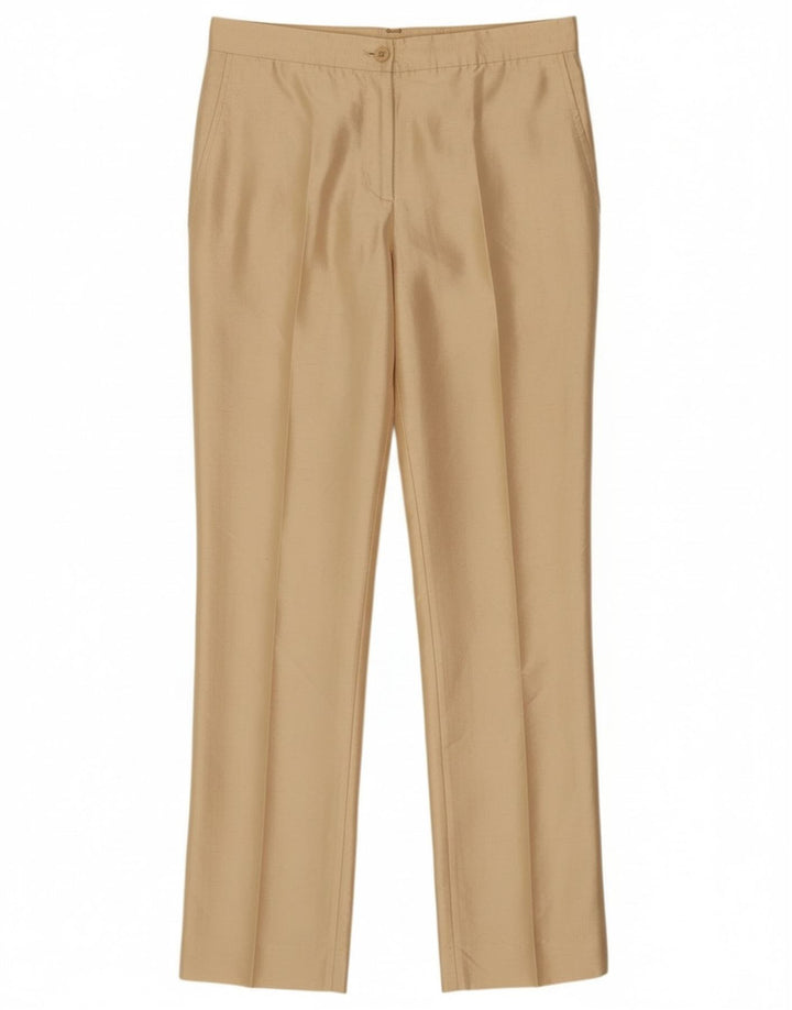Aspesi Pantalon Chino Slim Femme IT 42 Medium W30 L29 Beige Soie