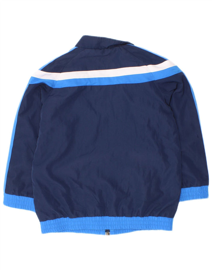 Adidas Veste de Survêtement Garçon 3-4 Ans Bleu Marine Colorblock Polyester