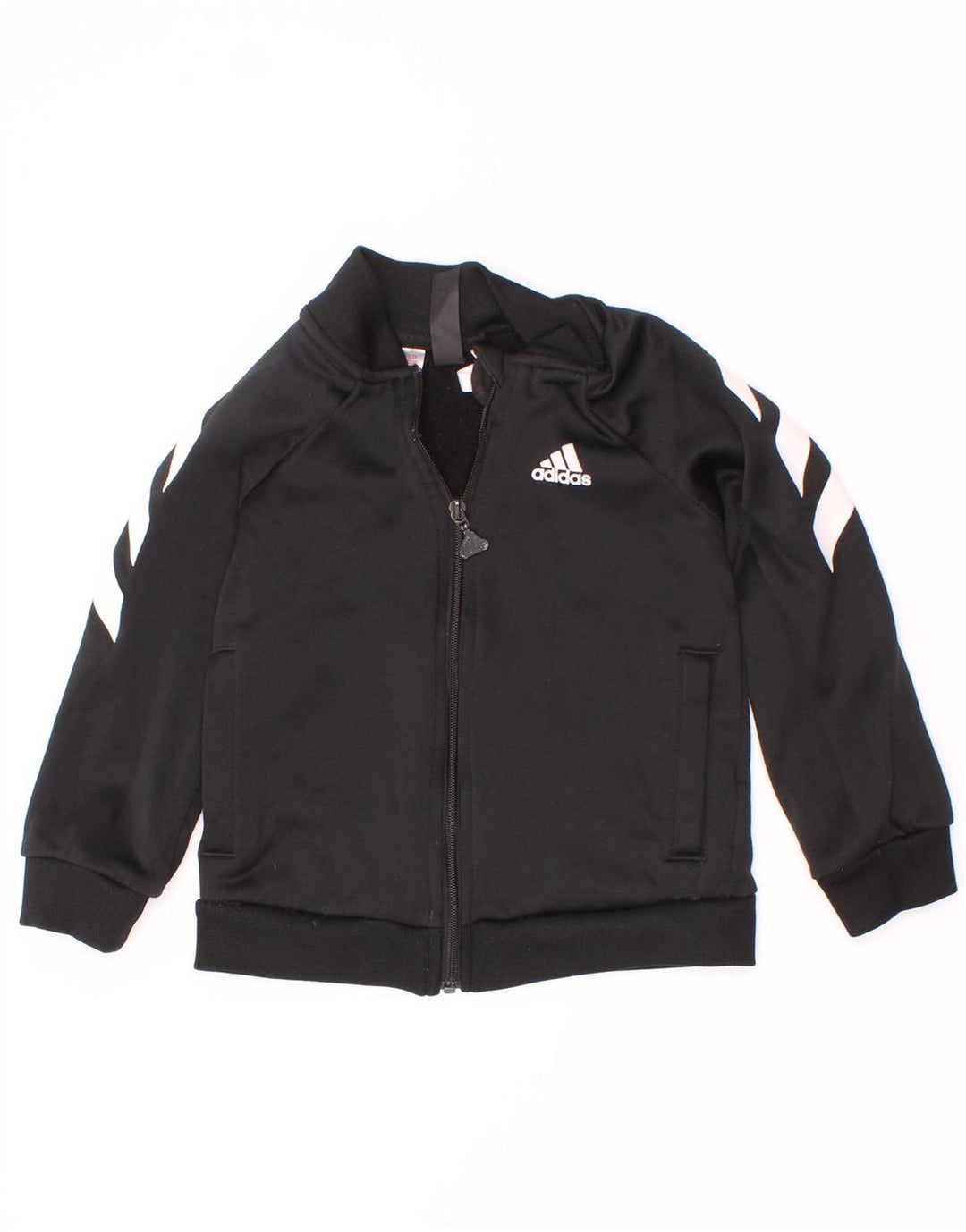 Adidas Veste de survêtement pour garçon 3-4 ans Noir Colourblock Polyester