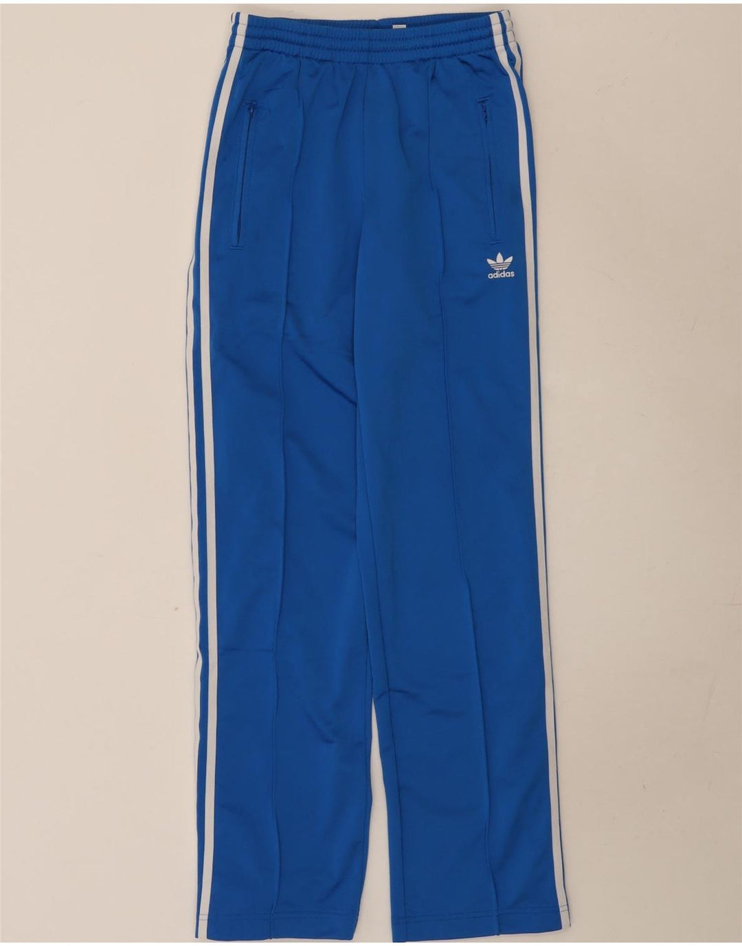 Adidas Pantalon de survêtement pour femme UK 8 Small Bleu Polyester