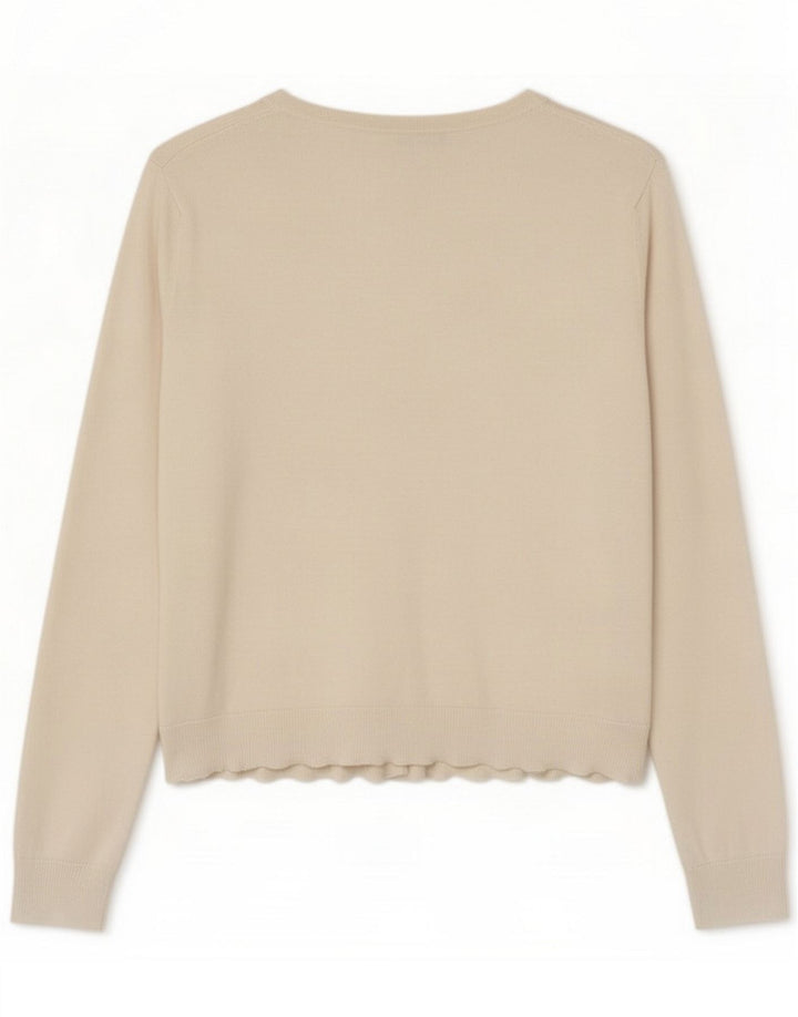Gap Cardigan pour femme UK 12 Coton blanc moyen
