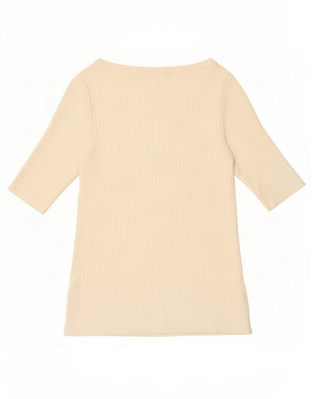 Marks & Spencer Haut à manches 3/4 pour femme UK 12 Medium Off White Viscose
