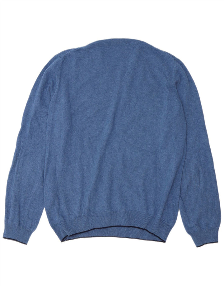 North Sails Pull col V Homme Large Bleu Polyamide