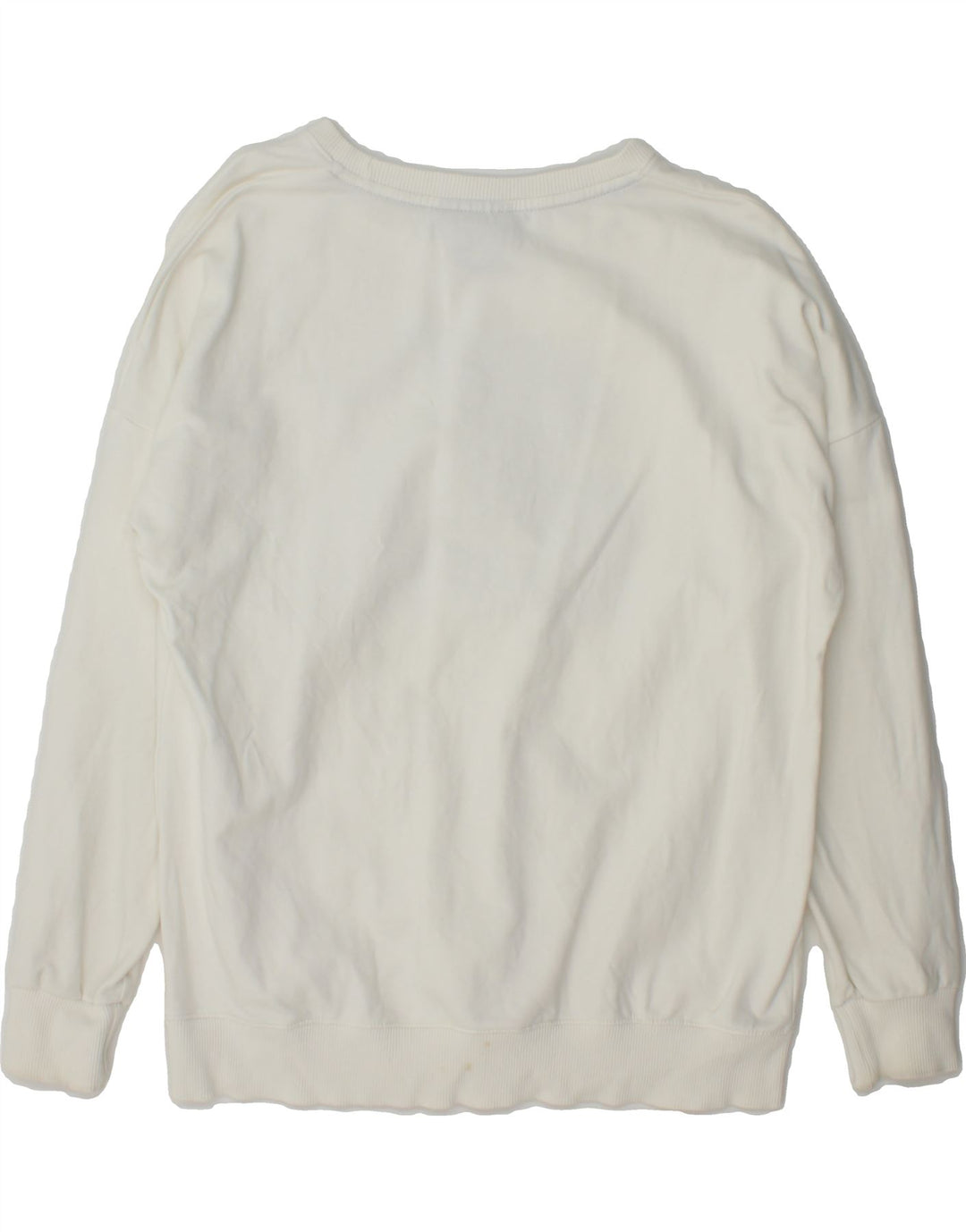 STARTER Mens Graphic Sweatshirt Jumper Small White Cotton Vintage Starter and Second-Hand Starter from Messina Hembry 