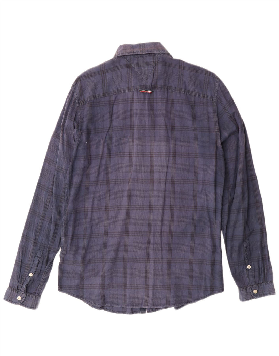 Tommy Hilfiger Chemise Homme Bleu Marine Moyen Carreaux Coton