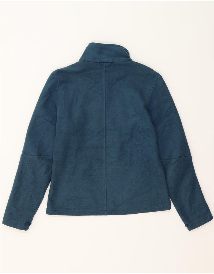 JACK WOLFSKIN Womens Fleece Jacket UK 10 Small Blue Polyester Vintage Jack Wolfskin and Second-Hand Jack Wolfskin from Messina Hembry 