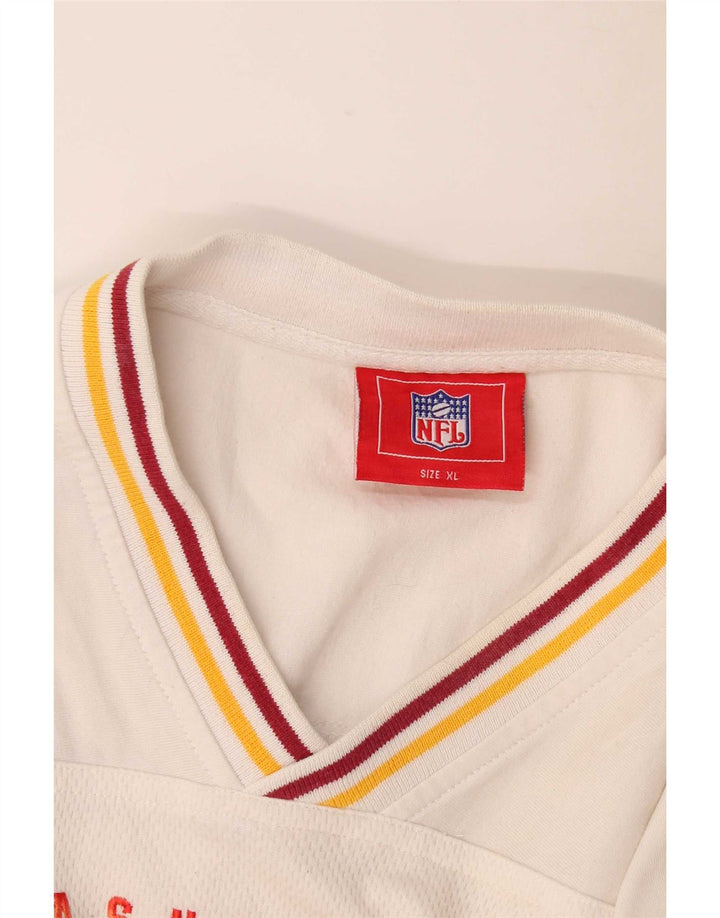 NFL Washington Redskins Haut graphique à manches longues pour homme Blanc XL