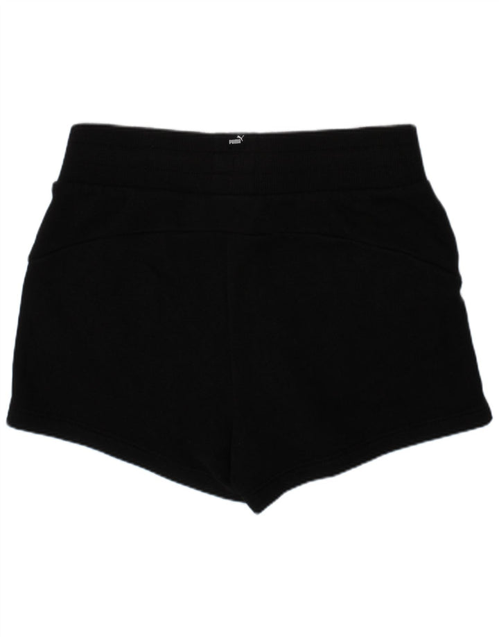 Puma Short de Sport Fille 13-14 Ans Noir Coton