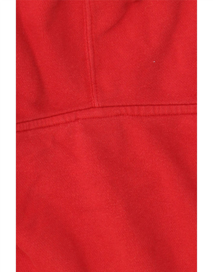 Converse Pull à capuche graphique pour homme en coton rouge Taille L