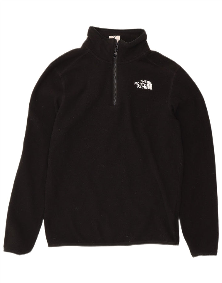 THE NORTH FACE Pull Polaire Col Zippé Fille 12-13 ans Noir Polyester
