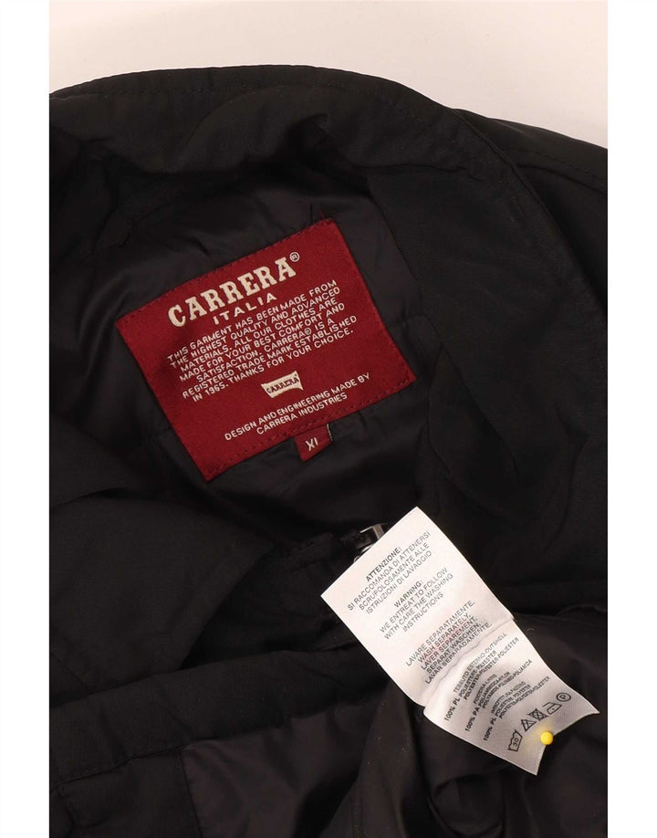 Carrera Manteau rembourré pour homme UK 42 XL Noir Polyester