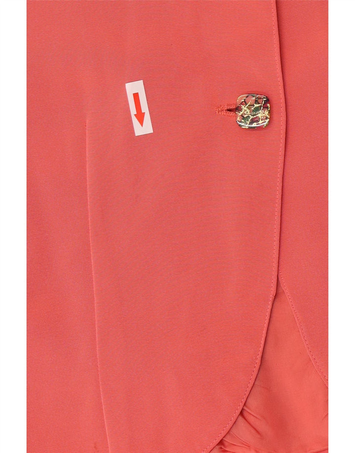 vintage Womens Crop Bolero Jacket UK 8 Petit Rose