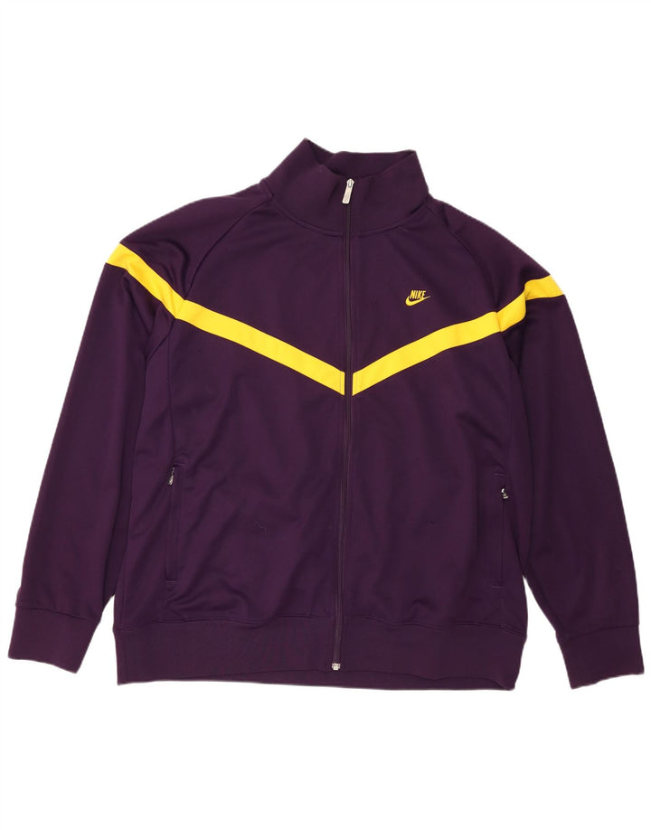 Nike Veste de survêtement pour homme UK 50/52 2XL Violet Polyester