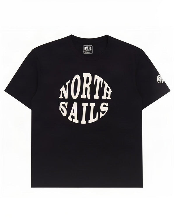 North Sails T-Shirt Graphique Homme Petit Bleu Marine Coton
