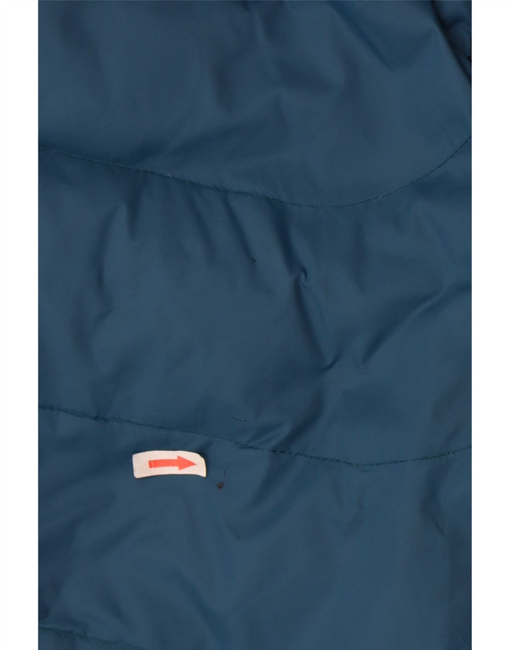 Mountain Warehouse Veste matelassée à capuche pour homme UK 36 Small Bleu Colorblock