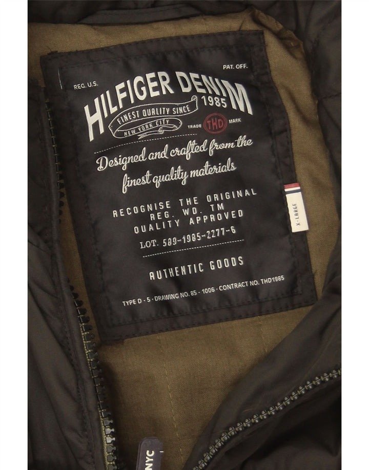 Tommy Hilfiger Veste utilitaire pour hommes UK 42 XL Nylon noir