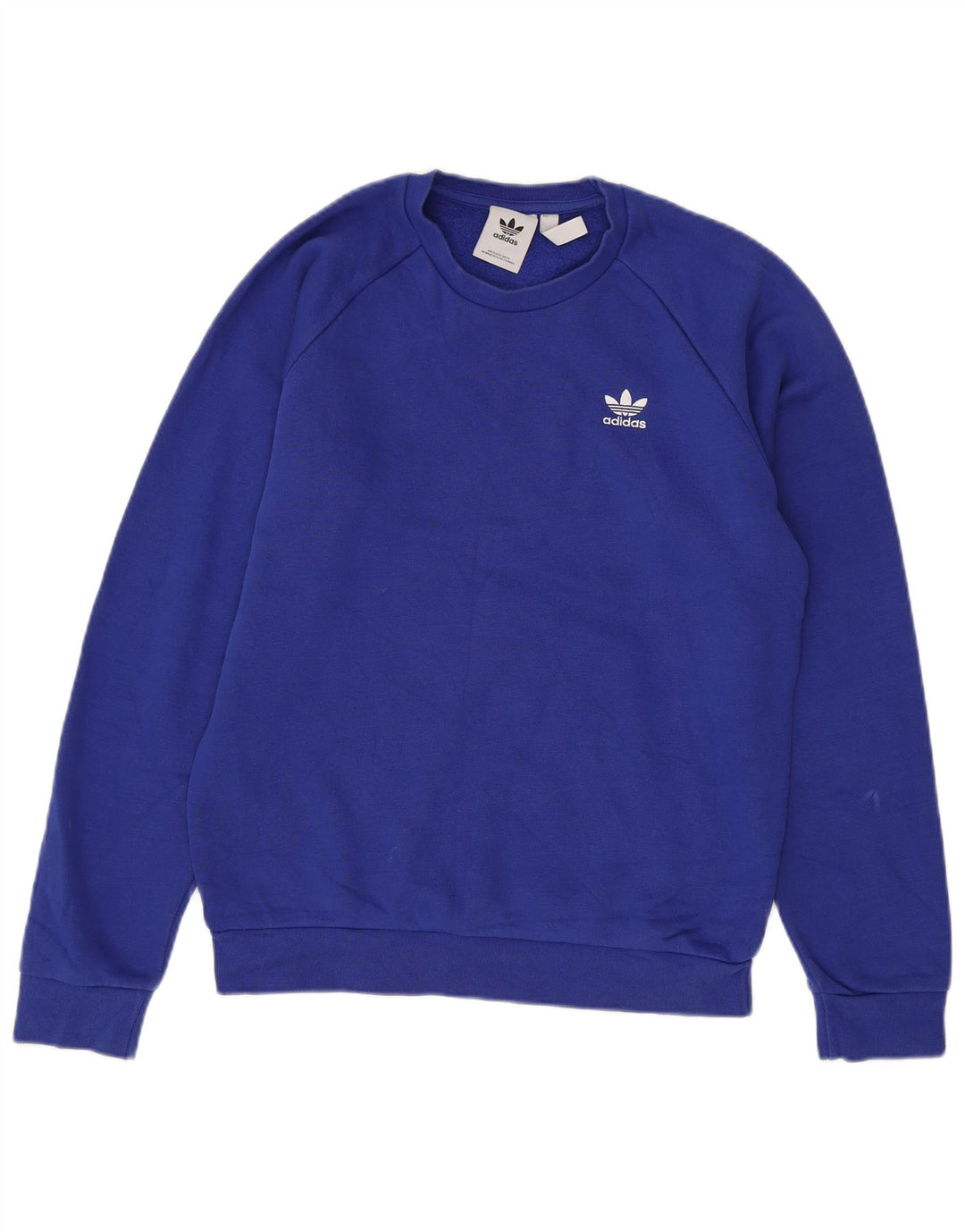Adidas Sweat-shirt pour homme en coton bleu Taille S