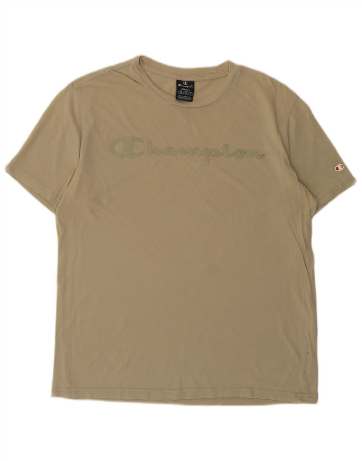 Champion T-Shirt Graphique Homme Petit Coton Beige