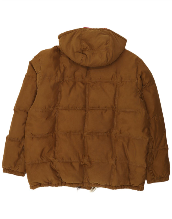 DUBIN Veste matelassée à capuche pour hommes IT 54 2XL Marron Polyester