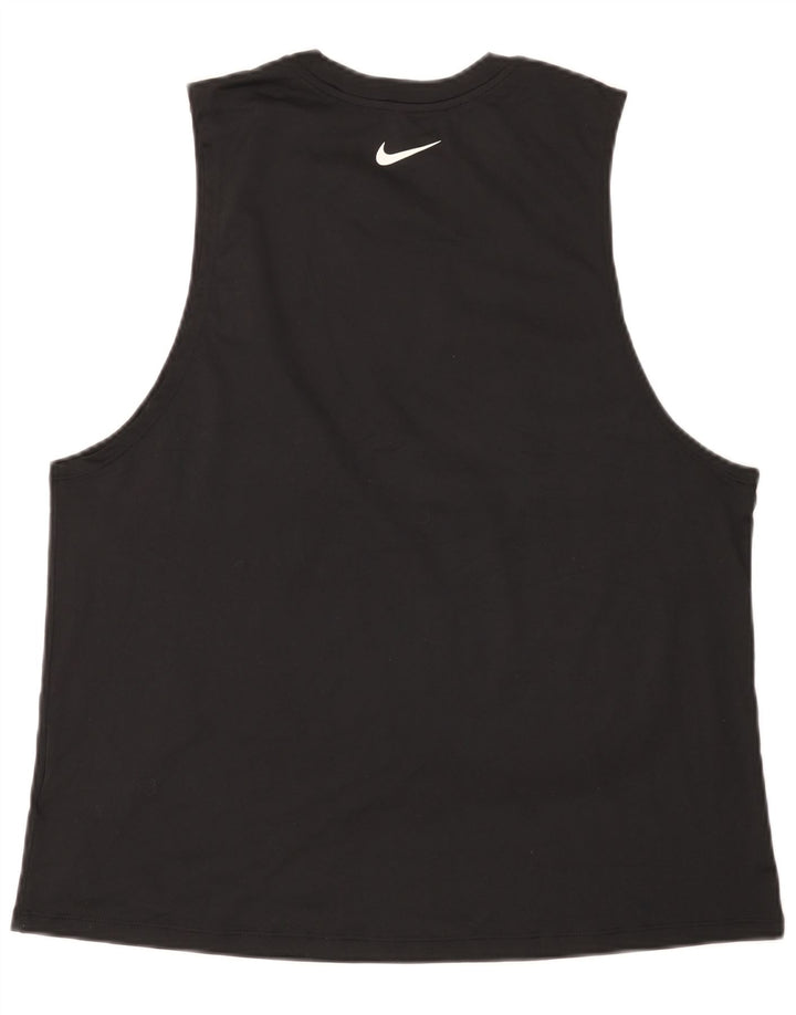 Nike Hommes Dri Fit Graphic Débardeur Grand Noir Polyester