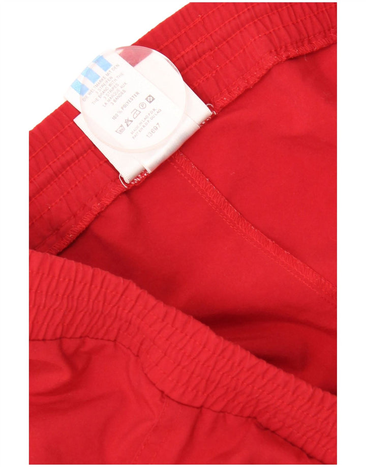 Adidas Pantalon de survêtement pour homme Joggers Large Rouge Polyester