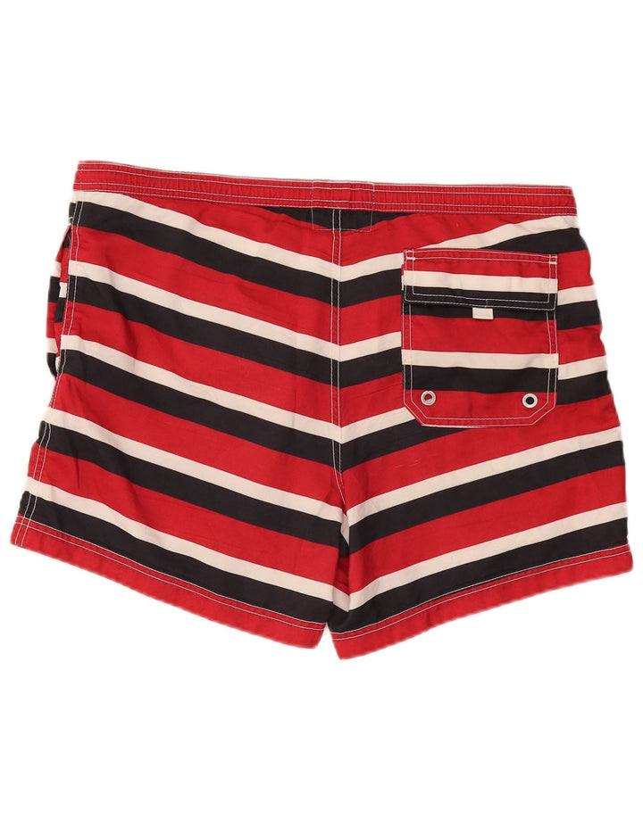 Jack Wills Short de bain pour homme Large rayé rouge