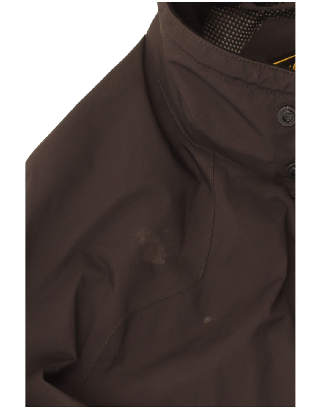 Jack Wolfskin Veste de Pluie Homme UK 40/42 Large Gris Polyamide