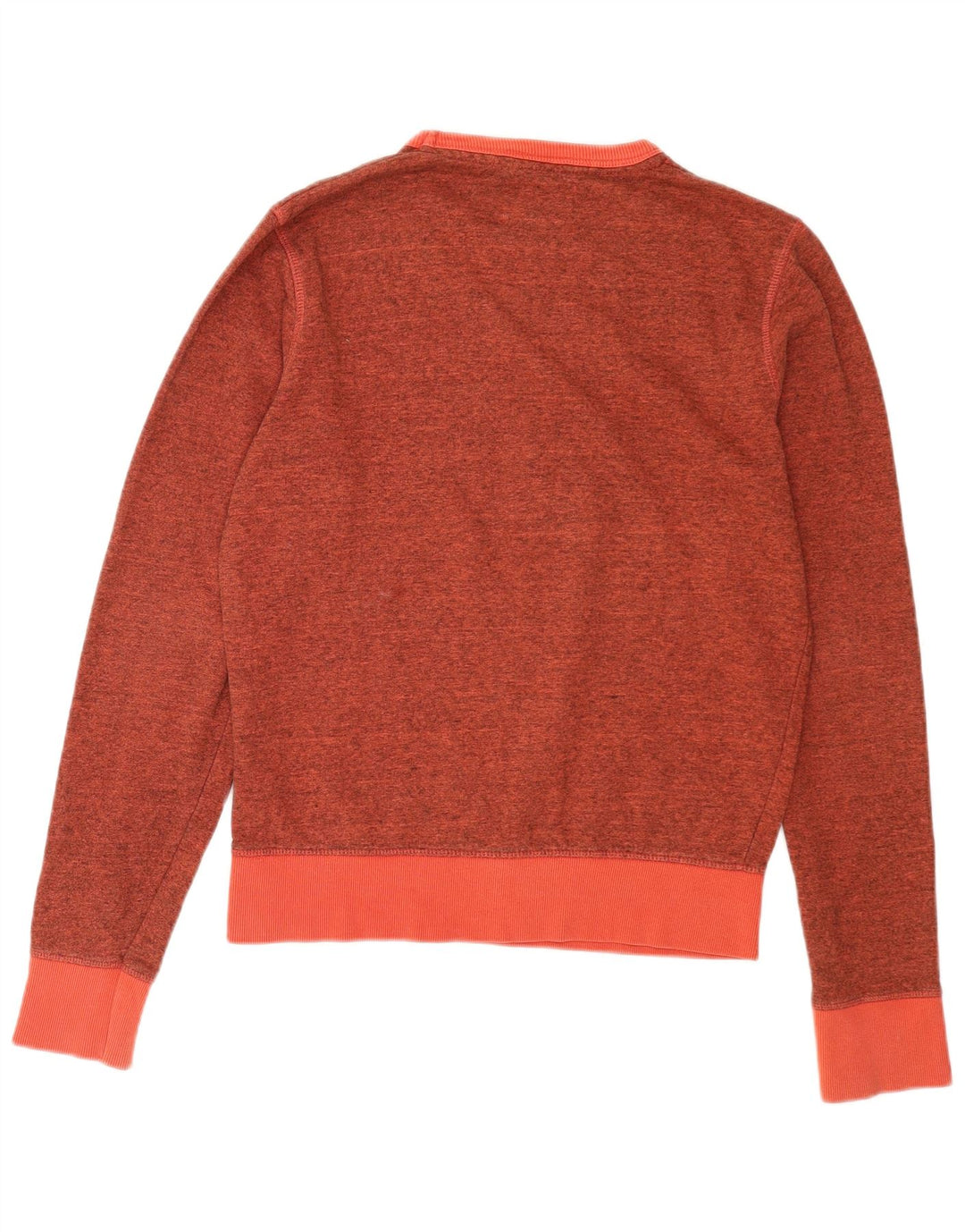 Jack & Jones Sweat-Shirt Graphique Homme Petit Coton Chiné Orange