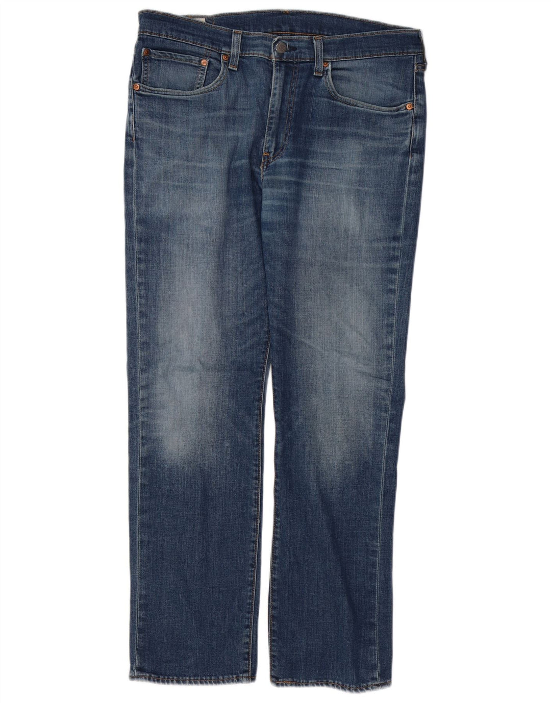 LEVI'S Jean Droit 514 Homme W34 L30 Bleu Coton