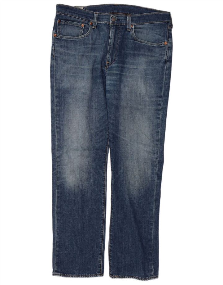 LEVI'S Jean Droit 514 Homme W34 L30 Bleu Coton