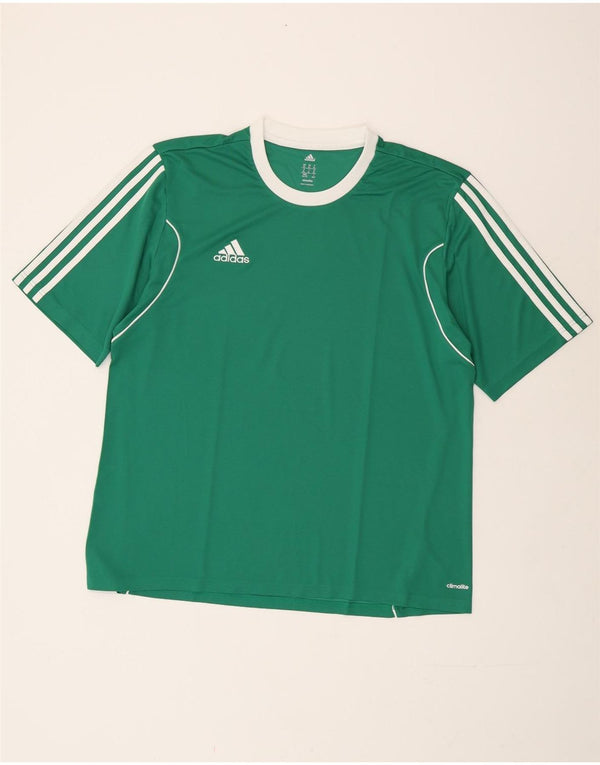 Adidas Climalite T-Shirt Top XL Vert Polyester