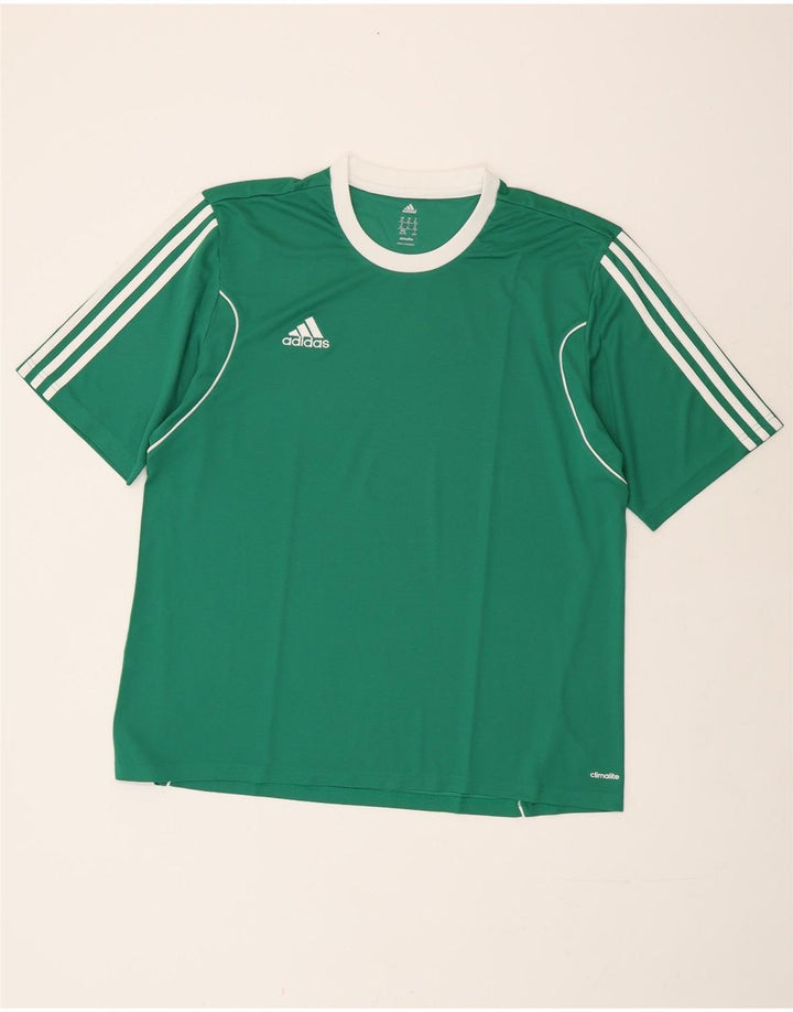 Adidas Climalite T-Shirt Top XL Vert Polyester