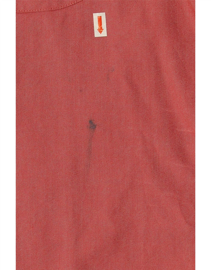 Quiksilver Chemise à Manches Courtes Homme Large Rouge Coton