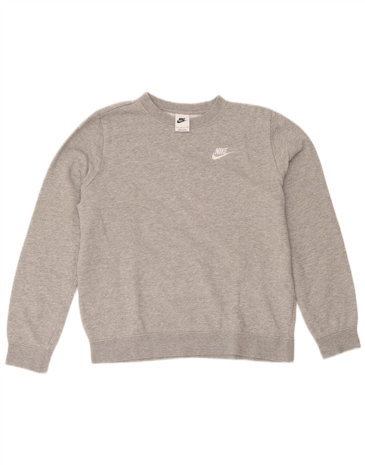 Nike Sweat-shirt pour homme en coton gris Taille S