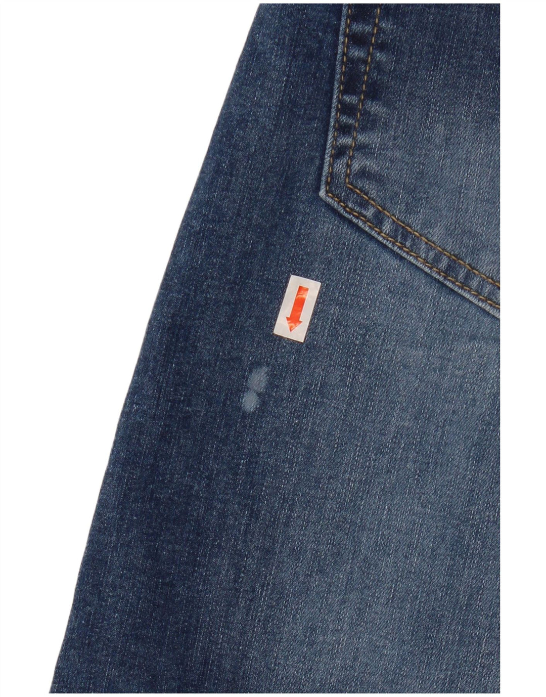 FRENCH CONNECTION Jean Capri à jambe large pour femme UK 8 Small W26 L22 Bleu