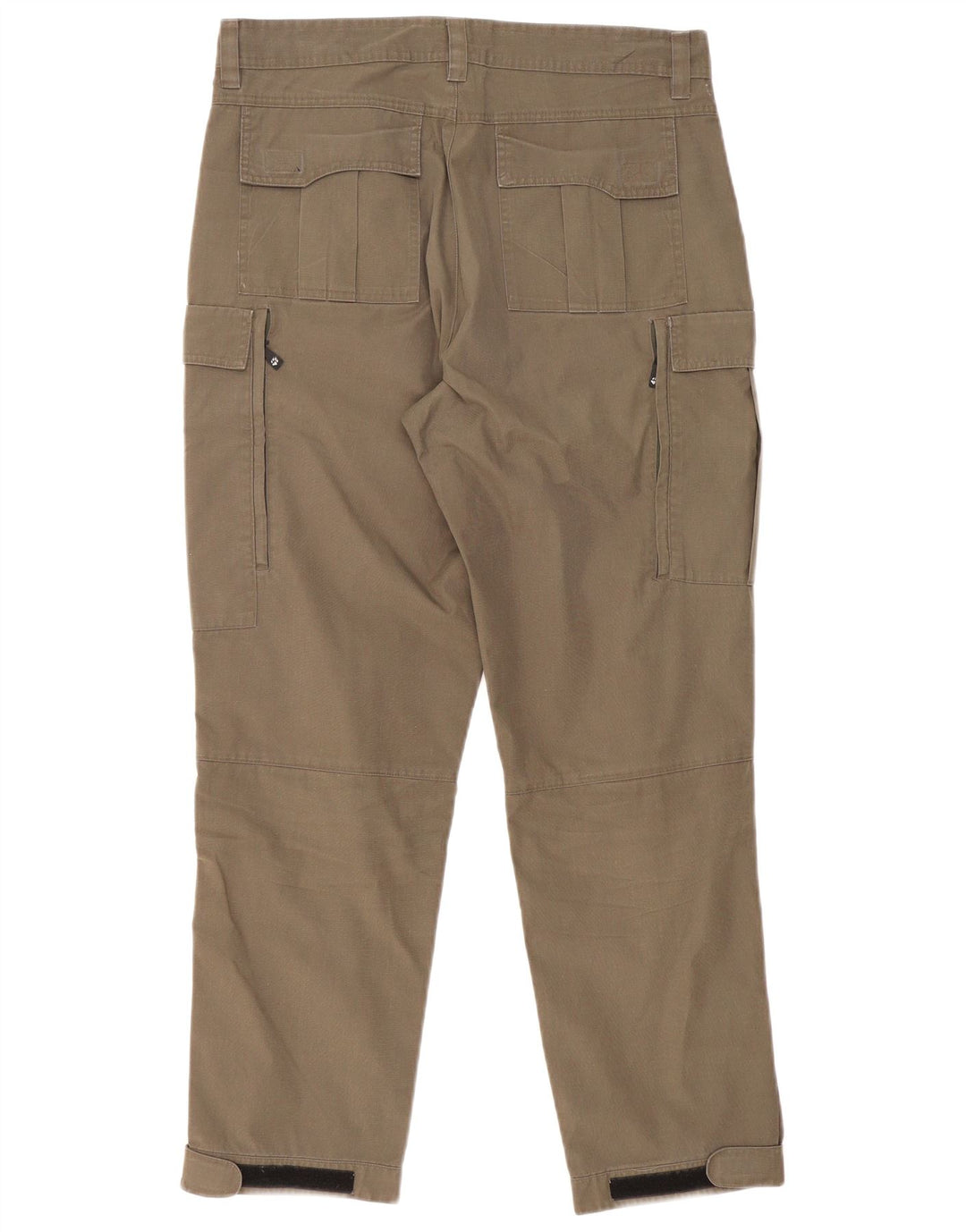 Jack Wolfskin Pantalon Cargo Droit Femme Moyen W30 L30 Kaki Polyester