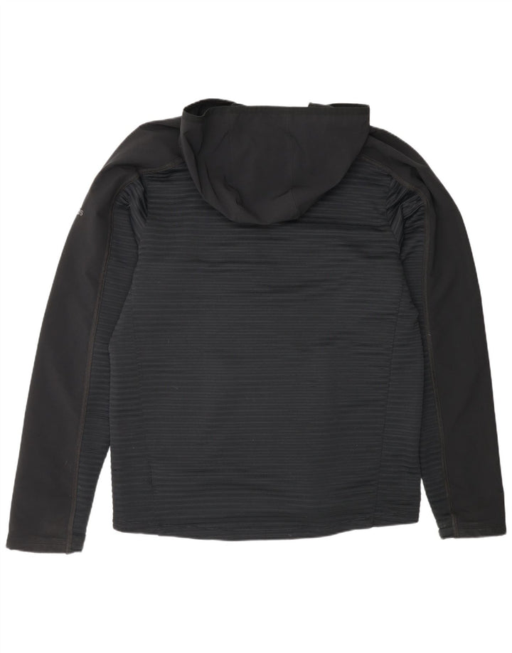 Adidas Veste de survêtement à capuche pour homme Large Noir Polyester