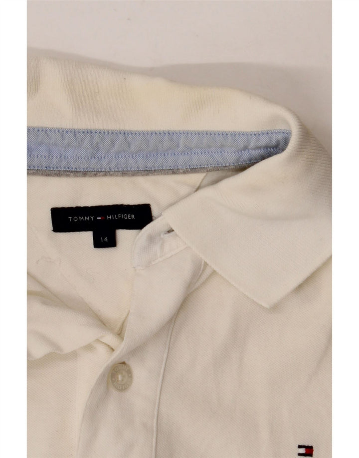 TOMMY HILFIGER Polo Garçon 13-14 ans Blanc